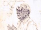 Abel Borg, preliminary study for etching